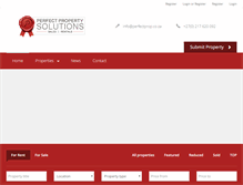Tablet Screenshot of perfectprop.co.za